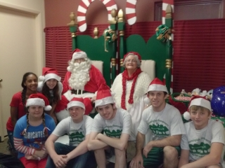 Santa and elves 1, 2013 - Copy